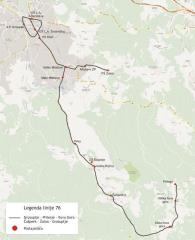 SHEMA LINIJE 76- Prilesje – Ilova Gora – Čušperk – Grosuplje